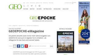 
                            11. GEOEPOCHE eMagazine - [GEO]