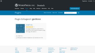 
                            1. geofence | WordPress.org