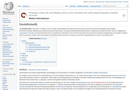 
                            8. Geoinformatik – Wikipedia