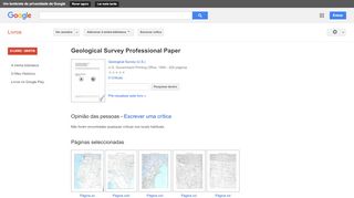 
                            12. Geological Survey Professional Paper - Resultado da pesquisa de livros do Google