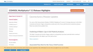 
                            7. Geomechanics Module Updates - COMSOL® 5.3 Release Highlights