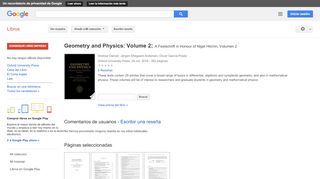 
                            11. Geometry and Physics: Volume 2: A Festschrift in Honour of Nigel Hitchin