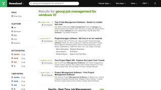 
                            11. GeoOp - Job Management for Windows 10 - Free download and ...