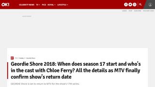 
                            8. Geordie Shore 2018: Start date and season 17 cast revealed | OK ...