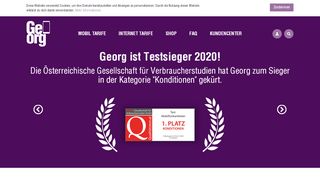 
                            2. Georg ist Österreichs ORG günstiger Mobilfunk