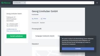 
                            5. Georg Linnhuber GmbH (Fachhändler) - heinze.de