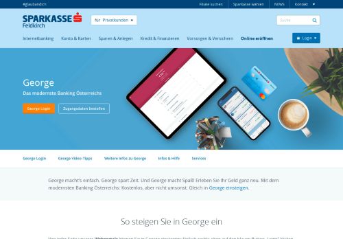 
                            2. George Login| Sparkasse Feldkirch