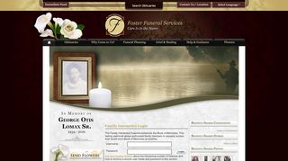 
                            7. George Lomax Login - Beloit, Wisconsin | Foster Funeral & Cremation ...