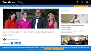 
                            6. George Mason University: Designing the Ideal ... - Blackboard Blog