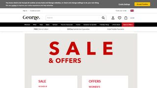 
                            13. George Sale | Great Offers on Clothing, Toys & Electricals