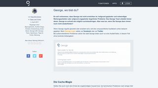 
                            6. George, wo bist du? - blog.mygeorge.at