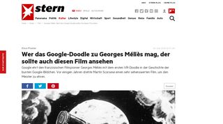 
                            7. Georges Méliès: Nach dem Google-Doodle sollten Sie diesen Film ...