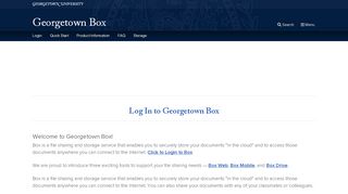 
                            12. Georgetown Box | Georgetown University