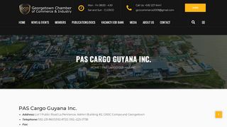 
                            4. Georgetown Chamber of Commerce & Industry | PAS Cargo Guyana Inc.