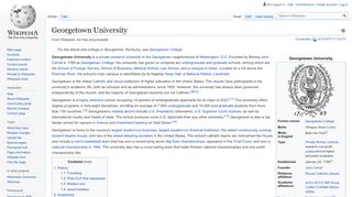 
                            2. Georgetown University - Wikipedia