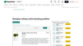 
                            5. Georgian railway online booking problem - Georgia Forum  ...
