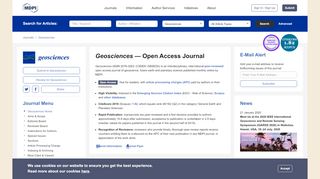 
                            11. Geosciences | An Open Access Journal from MDPI