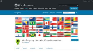
                            3. GeoTargeting Lite – WordPress Geolocation | WordPress.org