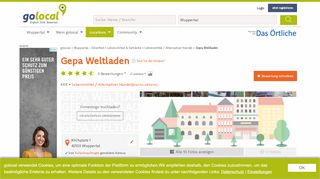
                            9. Gepa Weltladen - 3 Bewertungen - Wuppertal Elberfeld - Kirchplatz ...