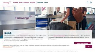 
                            1. Gepäck - Informieren - Eurowings