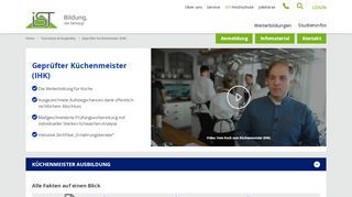 
                            13. Geprüfter Küchenmeister (IHK) - IST-Studieninstitut