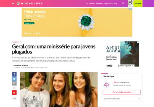 
                            7. Geral.com: uma minissérie para jovens plugados | MdeMulher