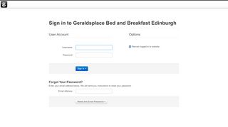 
                            7. Geraldsplace Bed and Breakfast Edinburgh :: Login