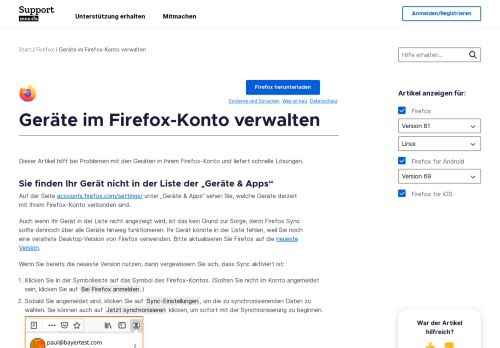 
                            7. Geräte im Firefox-Konto verwalten | Mozilla-Hilfe - Mozilla Support