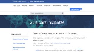 
                            7. Gerenciador de Anúncios do Facebook | Central de Ajuda de ...