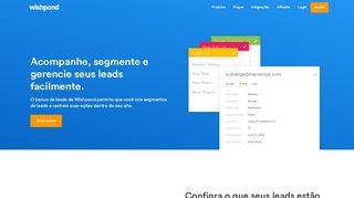 
                            6. Gerenciamento de leads | Wishpond