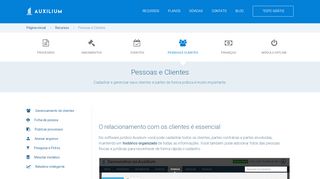 
                            3. Gerenciamento de pessoas, clientes e partes - Auxilium