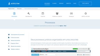 
                            2. Gerenciamento de processos jurídicos - Auxilium