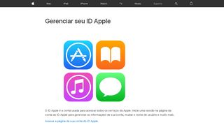 
                            9. Gerenciar seu ID Apple - Suporte da Apple