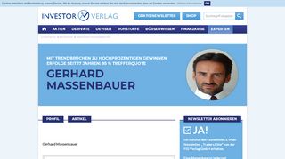 
                            9. Gerhard Massenbauer - Investor Verlag