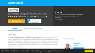 
                            12. German Capital Management AG in Wangen im Allgäu ...