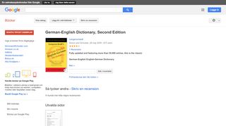 
                            12. German-English Dictionary, Second Edition