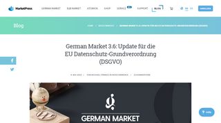 
                            11. German Market 3.6: Update für die EU Datenschutz-Grundverordnung ...