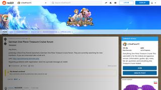 
                            3. German One Piece Treasure Cruise forum : OnePieceTC - Reddit