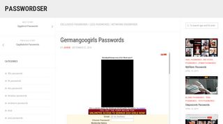 
                            5. Germangoogirls Passwords – PasswordsER