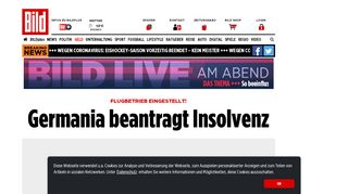 
                            10. Germania: Insolvenz beantragt – Flugbetrieb eingestellt! - Wirtschaft ...