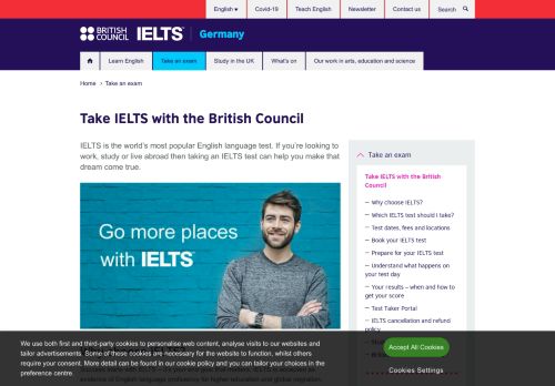 
                            7. Germany - Take IELTS - British Council