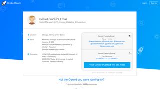 
                            11. Gerold Franke's email & phone | Accenture's Senior Manager, North ...
