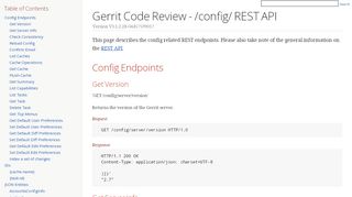
                            13. Gerrit Code Review - /config/ REST API