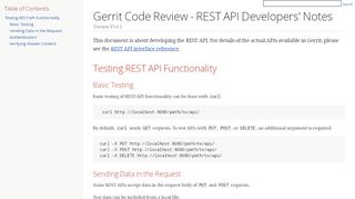 
                            9. Gerrit Code Review - REST API Developers' Notes - KorAP