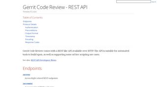 
                            5. Gerrit Code Review - REST API - Eclipse Git repositories