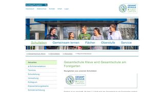 
                            3. Gesamtschule Kleve wird Gesamtschule am Forstgarten - ge.kleve.de
