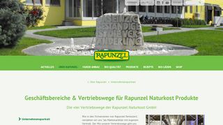 
                            7. Geschäftsbereiche - Rapunzel Naturkost