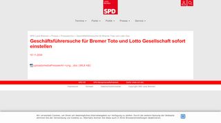 
                            6. Geschäftsführersuche für Bremer Toto und Lotto Gesellschaft sofort ...