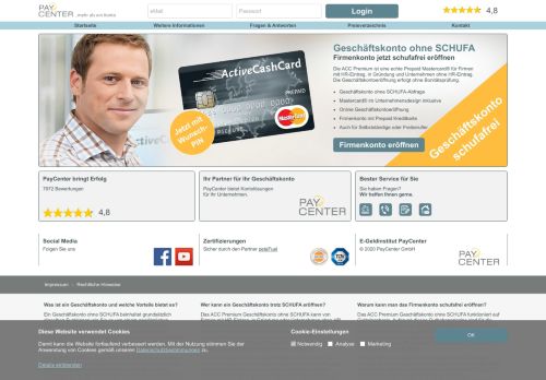 
                            7. Geschäftskonto ohne SCHUFA online eröffnen » ACC Premium