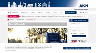 
                            1. Geschäftskunden Login | AKN - Meine tägliche Verbindung